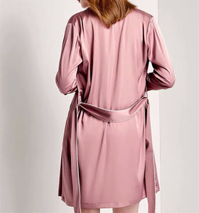 Conjunto de satén pesado con encaje para mujer, 100% seda lavada, transpirable, de secado rápido, suave, con cintura elástica, camisones de 2 piezas, novedad - Product Image 6