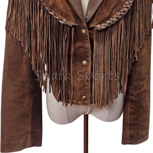 New Style Women's Western Jacket Best Arrival Women Fashion Leather Jackets for Winter Clothing Full Sleeve Cowgirl Jackets - Product Image 6