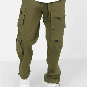 Pantalon cargo décontracté pour homme Jimieson Apparel, durable, léger, à motifs, multi-poches, poches zippées, 100% toile polyester - Product Image 5