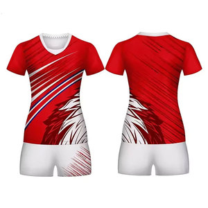 Uniforme de volley-ball en polyester, service OEM, meilleur uniforme léger, confortable, respirant et ajusté - Product Image 3