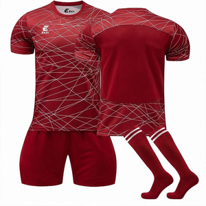 High-Performance Football Teamwear Kit | Breathable Soccer Uniform Set with <b>Shorts</b> and Socks | Professional Club Soccer Jersey - Product Image 1