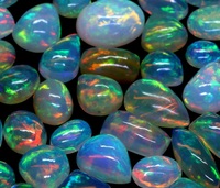 Opale naturelle multicolore, formes variées, 6x8mm, gemmes calibrées en vrac avec jeu de couleurs pour la fabrication de bijoux