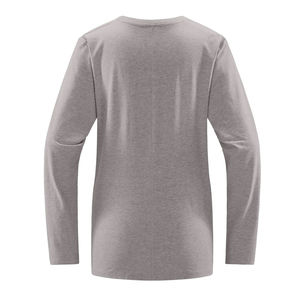 เสื้อยืดแขนยาวทรงหลวมคุณภาพพรีเมียมสำหรับผู้หญิง ขายส่ง - เสื้อยืดโปรโมชั่นที่ใส่สบาย เป็นมิตรกับสิ่งแวดล้อม รับสกรีนโลโก้และสีตามสั่ง - Product Image 5