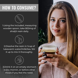 Résine de Shilajit Pur de l'Himalaya Marque Blanche pour Soutenir la Force et l'Endurance des Hommes et des Femmes, Résine de Shilajit Biologique 30g d'Inde - Product Image 6