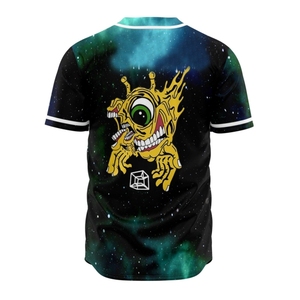 Maillot de baseball sublimé personnalisé, impression couleur intégrale, tissu respirant haute performance, uniforme d'équipe pour ligue de baseball - Product Image 2