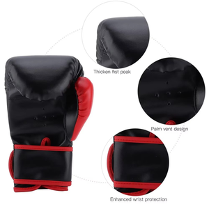 Guantes de Boxeo OEM Personalizados para Entrenamiento, Sparring, Gimnasio, Muay Thai, Kickboxing, Equipo de Fitness con Material Transpirable - Product Image 1