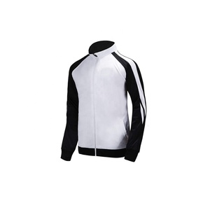 Wholesale Stripped Arm Side Pockets Men's Outdoor Two Piece <b>Jacket</b> Pants Track Suit Sport Sweat Suit Set - Product Image 1