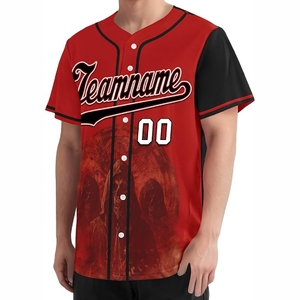Maillot de baseball sublimé professionnel en polyester respirant pour clubs et équipes sportives - Product Image 2