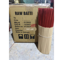 Bâton d'encens Agarbatti naturel non parfumé avec manche rouge Comptage élevé Retour en stock!