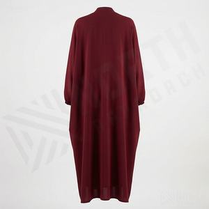 Abaya Islámica Informal Hecha a Mano para Mujer Musulmana, Estilo Estándar de Oriente Medio, para Rezar en Ramadán, para Usar en la Mezquita, Color Personalizado - Product Image 2