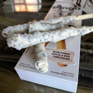 Vietnamese Unique <b>Biscuit</b> Sticks with Milk Chocolate Cocoa Crumb ODM Snack 49.5g ODM Available - Product Image 5