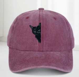 Black Print Adjustable Polyester Street Style <b>Baseball</b> <b>Cap</b> Unisex Casual Outdoor Four Seasons Heat Transfer Design - Product Image 4