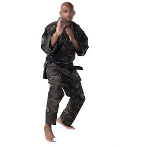 Kimono de BJJ Unisex con Camuflaje, Corte Regular, Poliéster/Algodón, Duradero, Ligero, Transpirable, de Secado Rápido, para Artes Marciales, Talla Adulto - Product Image 3