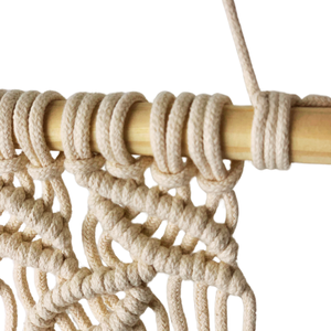 Cintre minimaliste en coton macramé lavable pour plantes avec thème de la nature pour décoration intérieure/extérieure et anniversaire - Product Image 3