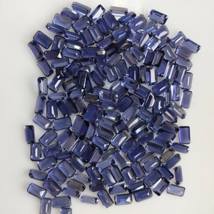 พลอยไอโอไลต์สีม่วงธรรมชาติ 5x3 มม. ทรงแปดเหลี่ยม คุณภาพดีที่สุด พลอยหลวมแบบเปลี่ยนสีได้ สำหรับทำเครื่องประดับ ผลิตภัณฑ์จากเรดเมาน์เทน เจมส์ - Product Image 4