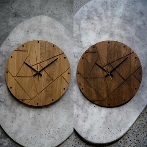 Handmade Wooden <b>Wall</b> <b>Clock</b> Wholesale Price Elegant Decor <b>Clock</b> for Living Room <b>Bedroom</b> Office Natural Quality - Product Image 2