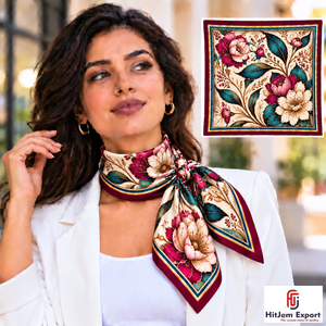 Écharpe bandana personnalisée de haute qualité, tissu léger, marque privée, fabricant textile OEM ODM, produit textile personnalisé Bali - Product Image 5