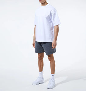 Pantalones Cortos de Algodón para Hombre, con Logotipo Personalizado, 100% Algodón Grueso, Estilo Casual, con Bolsillos, para Ropa Urbana de Verano - Product Image 5