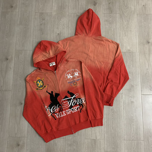Sudadera con Capucha Personalizada para Hombre, Color Caqui, con Cierre, de Algodón Estampado, Corte Regular, Estilo Casual Urbano, Otoño Invierno, Fabricante OEM ODM - Product Image 2