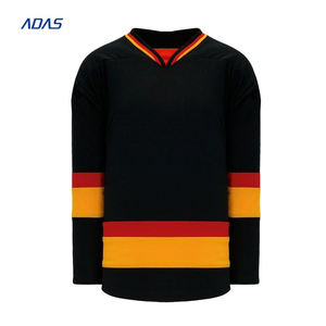 Custom Hockey Jersey Printed Anti-Bacterial Smyl OEM ODM Factory Pro Style Heavyweight Mesh Team Uniform Wholesale Stitched Logo - Product Image 4