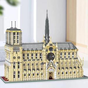 ชุดตัวต่อแบบจำลองสถาปัตยกรรมโบสถ์สไตล์ยุโรปชื่อดัง นอเทรอดามแห่งปารีส 8225 ชิ้น ของเล่นประกอบเอง DIY ของขวัญสำหรับเด็กและผู้ใหญ่ - Product Image 3