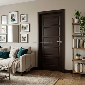 Puerta Interior Moderna de Madera Sólida Golden Aero con Acabado de Superficie y Apertura Manual, Modelo GA-11S para Apartamento/Villa/Dormitorio - Product Image 2