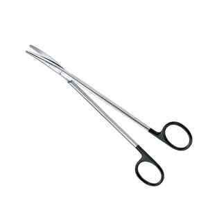 Ensemble de ciseaux Metzenbaum à manche noir de haute qualité, en acier inoxydable, instrument chirurgical incurvé, manuel, Caronia Surgical 1 - Product Image 6