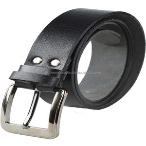 Black and Brown Natural <b>Harness</b> Leather Casual belt for men with high quality nickel alloy pin metal buckle <b>dress</b> belt - Product Image 5