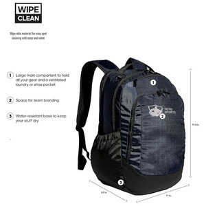 Mochila de Viaje de Poliéster con Logotipo Personalizado, Transpirable, Ligera, con Asa y Cremallera Suave, Cómoda para el Hombro, Venta al por Mayor - Product Image 4