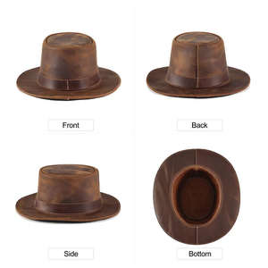 Sombrero Vaquero a Rayas 100% Original para Hombre, Invierno, Ecológico, de la Mejor Calidad, Casual, para Viajes - Product Image 4