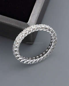 IGI/GIA Lab Grown Vintage 14k or jaune mariage/bague de fiançailles diamant coupe ronde unisexe parfait anniversaire et cadeau de fête - Product Image 4