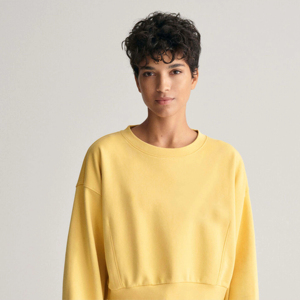 Custom Casual Long Sleeve Drop Shoulder Round Neck Front Letter Graphic Eco-Friendly High Quality Sweatshirt for <b>Women</b> - Product Image 3
