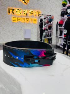 Cinturón de Levantamiento de Pesas Rexfit, Diseño Deportivo de Alta Resistencia con Estampado de Dibujos Animados en Piel de Vaca y Transferencia Térmica - Product Image 4
