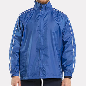 2026 Men's Olive Green Waterproof Zipper Closure Polyester Shell With Pockets Casual Style Regular Fit <b>Coach</b> Jacket For Sale - Product Image 6