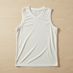 Camiseta de baloncesto de secado rápido para hombre, camiseta sin mangas de malla que absorbe el sudor, camiseta deportiva, chaleco de entrenamiento, venta al por mayor - Product Image 4