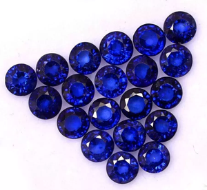 Saphir bleu naturel 8 mm, taille ronde, certifié, pierre de saphir bleu, lot de pierres précieuses en vrac, prix de gros, pour la fabrication de bijoux - Product Image 4