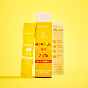 Cosméticos Coreanos Angellooka, Suero Líquido con 25% de Vitamina C Pura, 4 ml (1 ml x 4 unidades) para Mujeres con Piel Normal - Product Image 1