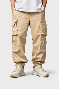 Pantalones Cargo Impermeables Multibolsillos para Hombre, Tallas Grandes, Color Caqui, Estilo Táctico, Jogger, Ropa de Trabajo, para Exteriores - Product Image 2