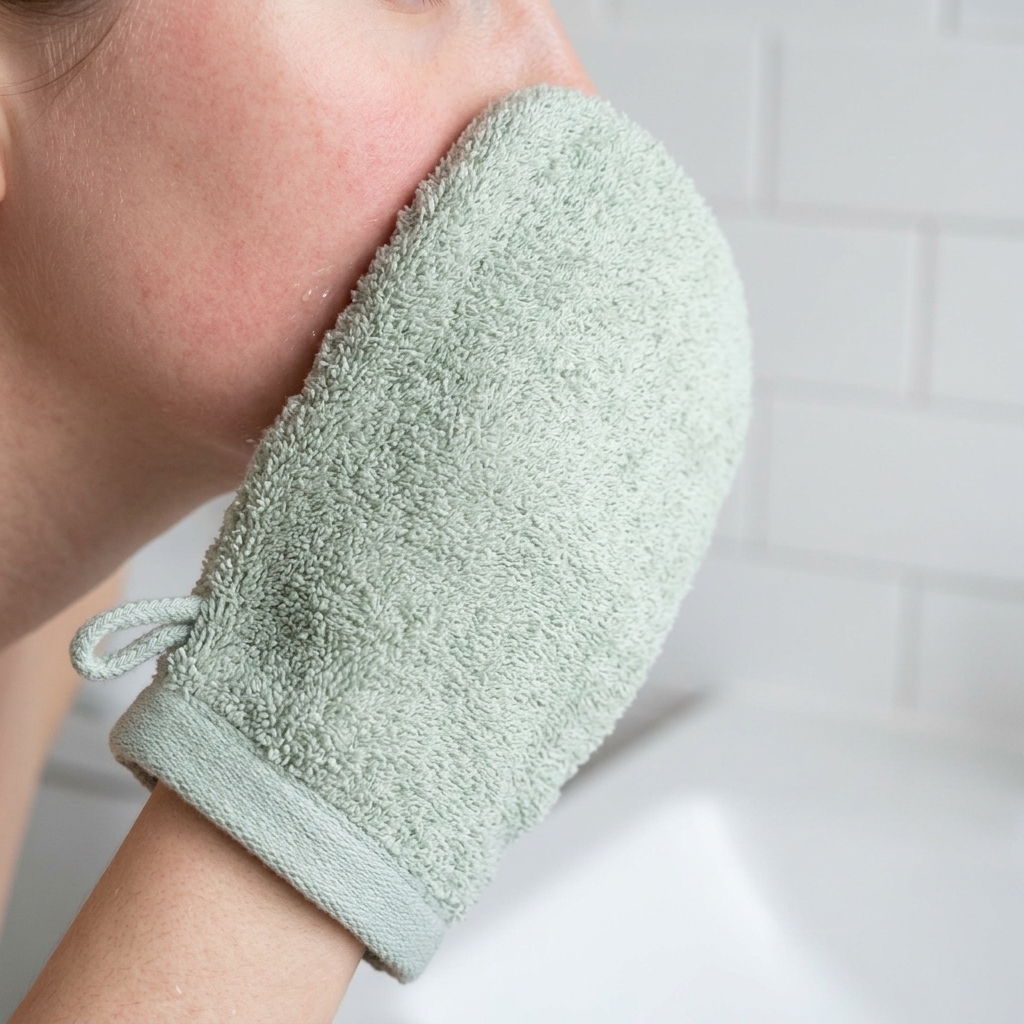 100% Cotton Terry Glove Towel | Soft Absorbent Bath, Spa, Baby Care &amp; Quick-Drying Hand Glove Towel
