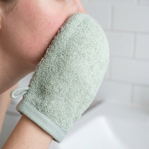 Glove Towel 16x21cm 100% Cotton Bath Washcloth Soft Terry OEKO-TEX Certified Thick Custom Logo Private Label Wholesale - Product Image 6