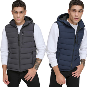 Gilet matelassé personnalisé avec logo, gilets équestres, vêtements d'hiver décontractés, vêtements d'extérieur, veste rembourrée, manteau, gilets matelassés pour hommes - Product Image 3