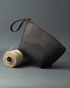 Práctica Bolsa de Cosméticos de Viaje, Pequeña, Compacta, Impermeable, con Cierre, Logotipo, Regalo para Damas de Honor, Bolsa de Lavado, Estuche de Cuero LCB-0034C - Product Image 1