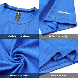 Ensemble de survêtement personnalisé pour homme, respirant, séchage rapide, en Spandex/Polyester, coupe ample, pour l'entraînement sportif en salle de sport - Product Image 6