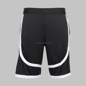 Shorts de basket-ball noirs pour hommes Shorts de basket-ball personnalisés en gros pour hommes Jersey Shorts de survêtement pour enfants à impression numérique personnalisés - Product Image 2