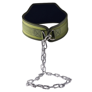 Cinturón de Cuero Genuino para Levantamiento de Pesas con Cadena y Acolchado, Ajuste Personalizado, Venta al por Mayor - Product Image 1