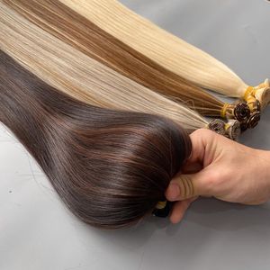 Extensions de cheveux Remy vietnamiens soyeux non traités de haute qualité en gros, tissages simples noués à la main avec services ODM/OEM - Product Image 6