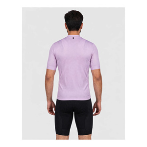 Maillot de cyclisme personnalisé Shan Apparel pour homme, lavande, manches courtes, fermeture éclair sur le devant, respirant, 100 % polyester, pour la course à vélo - Product Image 3