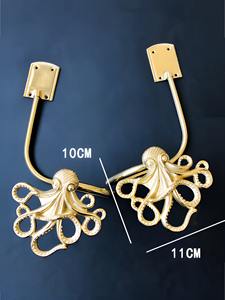 Sujetador de cortina con diseño de pulpo, temática oceánica, decorativo, para decoración del hogar con inspiración playera y habitación infantil - Product Image 6