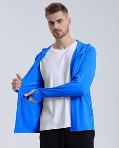 Sweat-shirt de sport à manches longues pour homme, éco-responsable, à séchage rapide, avec demi-zip, respirant, compressif, pour la course à pied et le fitness - Product Image 2