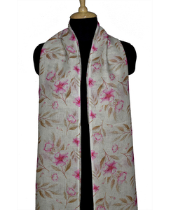 Pañuelo de Algodón y Lino, Chal Tradicional de Longitud Media con Estampado Digital, Venta al por Mayor, Proveedor con MOQ Bajo - Product Image 3